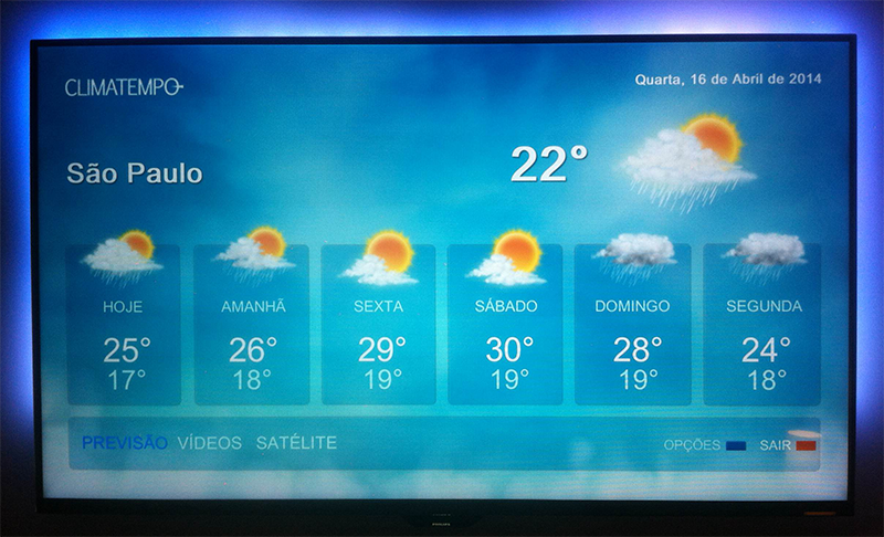 Climatempo TV Philips